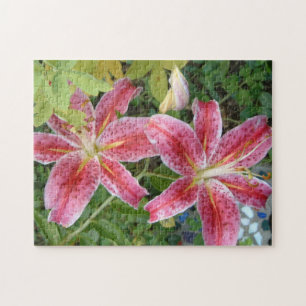 Puzzle Stargazer Lilies Jardin Floral