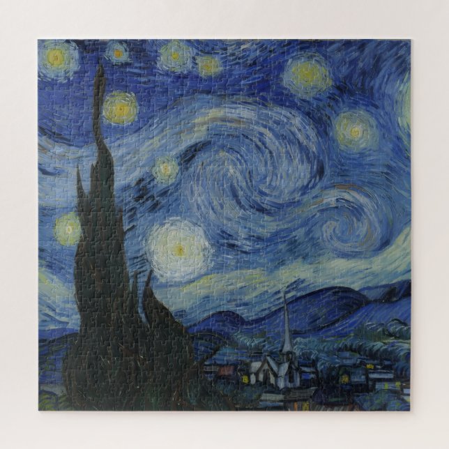 Puzzle Starry Night - Van Gogh  (Vertical)