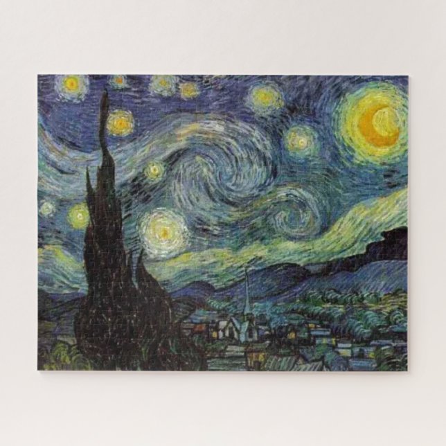 Puzzle Starry Night - van Gogh Peinture Art (Horizontal)