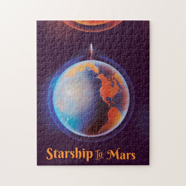 Puzzle Starship to Mars (Vertical)