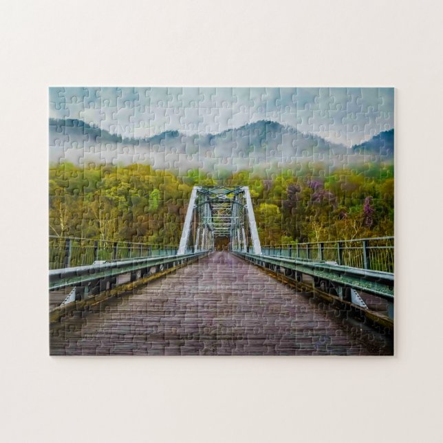 Puzzle Station Fayette Virginie-Occidentale. (Horizontal)