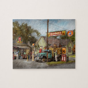 Puzzle Station-service - Shannon's super gasolines 1939