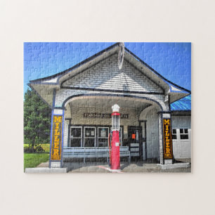 Puzzle Stations-service de la route 66.