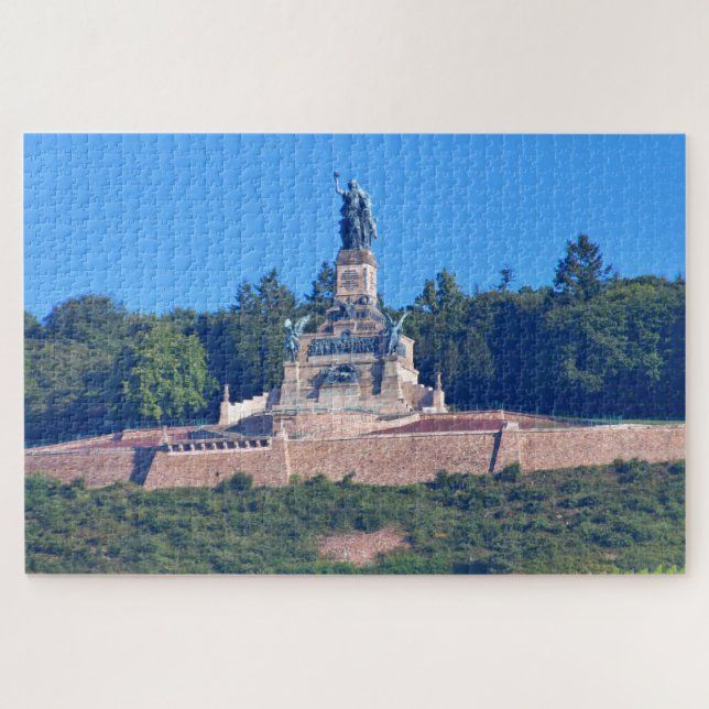 Puzzle Statue de Germanie, Rudesheim, Allemagne (Horizontal)