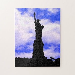 Puzzle Statue de la liberté Silhouette