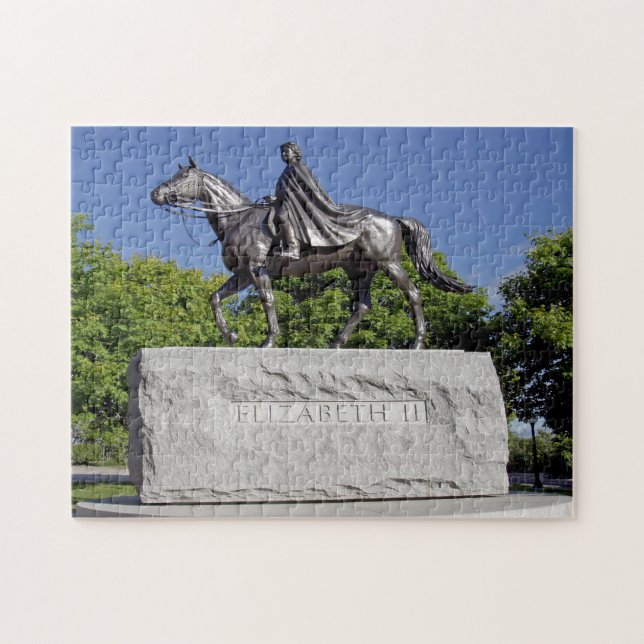 Puzzle Statue de la Reine Ottawa. (Horizontal)