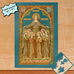 Puzzle Ste Claire d'Assise & religieuses (SAU 027)