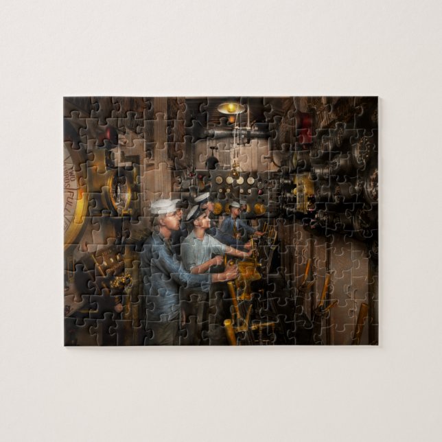 Puzzle Steampunk - contrôles sur USS Washington 1920 (Horizontal)