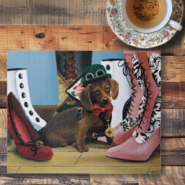 Puzzle Steampunk Dachshund (Créateur téléchargé)