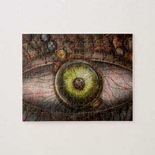 Puzzle Steampunk - Effrayant - Un œil sur la technologie