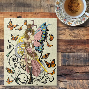 Puzzle Steampunk Fairy Yellow Horloge Entraîneurs