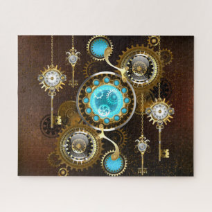 Puzzle Steampunk Rusty Background