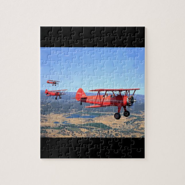 Puzzle Stearman, PT-17, aviation 1943_Classic (Vertical)