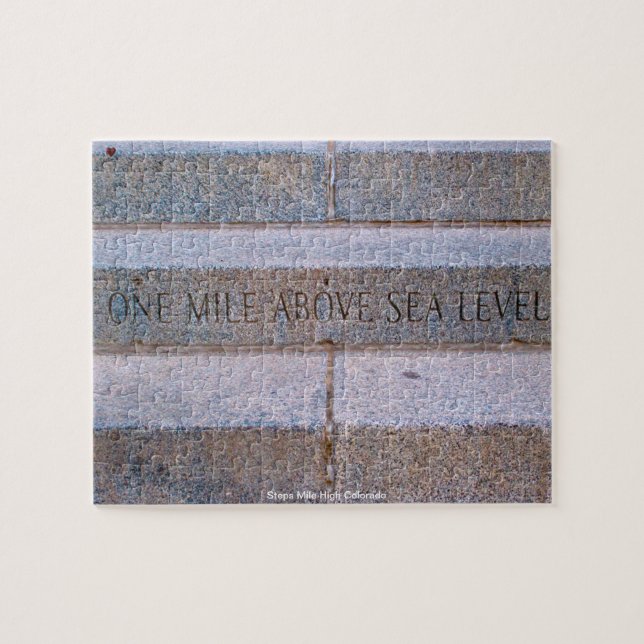 Puzzle Steps Mile High Colorado (Horizontal)