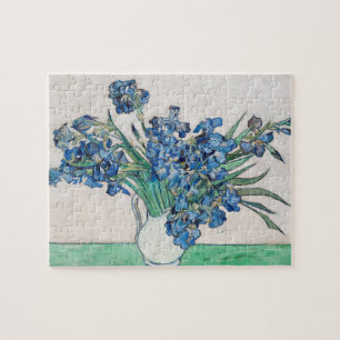 Puzzle Still Life : Vase with Irises par Vincent van Gogh