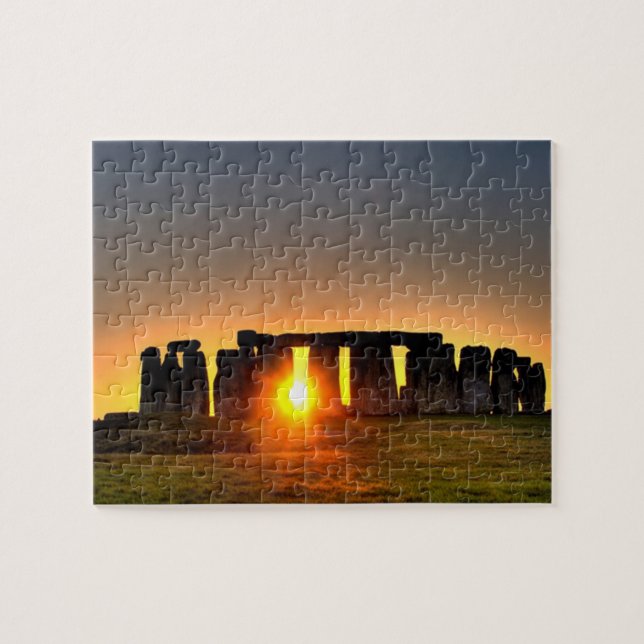 Puzzle Stonehenge à l'aube de milieu de l'été (Horizontal)