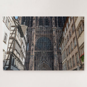 Puzzle Strasbourg Alsace France  Cathédrale Notre Dame de