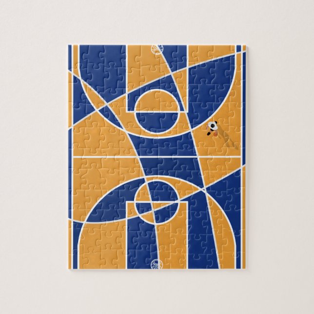 Puzzle Street Basket-ball Court (Vertical)
