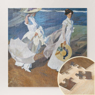Puzzle Strolling along the Seashore, Joaquín Sorolla 