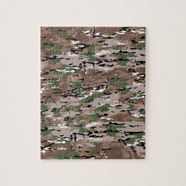 Puzzle Structure de camouflage militaire (Vertical)
