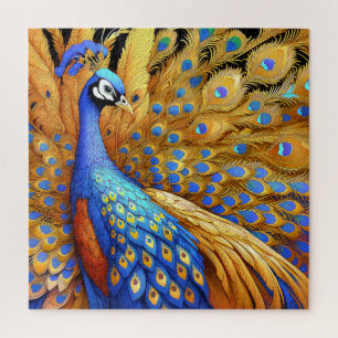 Puzzle Stupéfiant paon