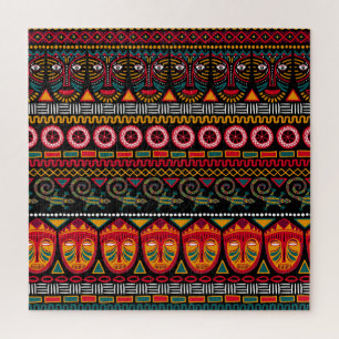 Puzzle Style Africain : Plaisir Motif décoratif.