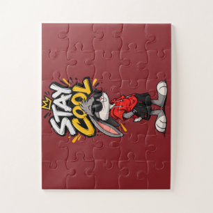 Puzzle Style de rue lapin graphique Restez cool – Urba dr