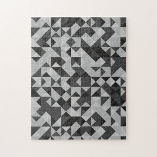 Puzzle Style militaire de mosaïque géométrique Abstraite