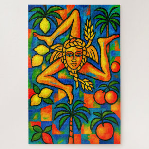 Puzzle Style Sicilien Trinacria Pablo