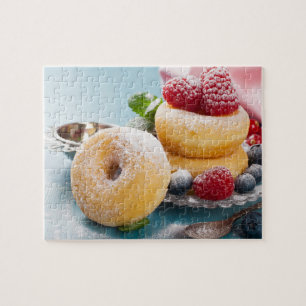 Puzzle Sucré Treat Framboise Blueberry Duppé Donuts
