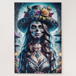 Puzzle Sugar Skull Art - Esprit festif
