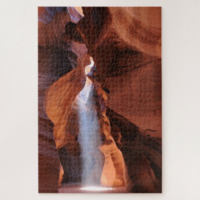Puzzle Sunbeam in in the Upper Antelope Canyon en Arizona (Vertical)