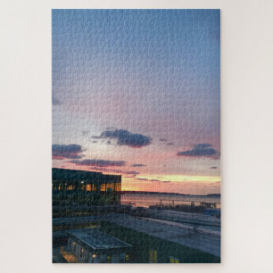 Puzzle Sunrise Over Portland ME, Maine Photographie