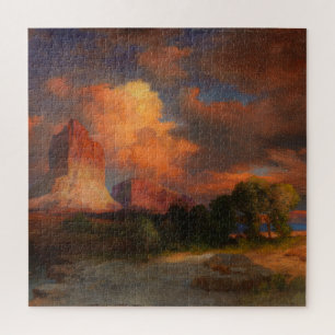 Puzzle Sunset Cloud Green River Wyoming par Thomas Moran