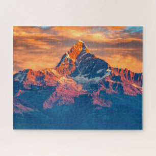 Puzzle Sunset Himalaya Montagnes de Neige Népal Voyage