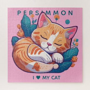 Puzzle Sunset Kitty