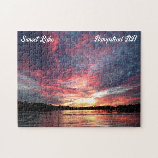Puzzle Sunset Lake (Horizontal)