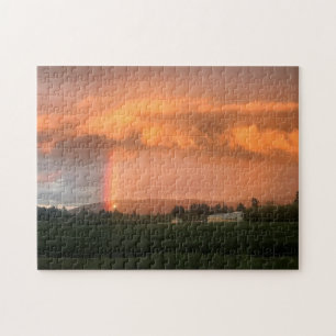 Puzzle Sunset Rainbow