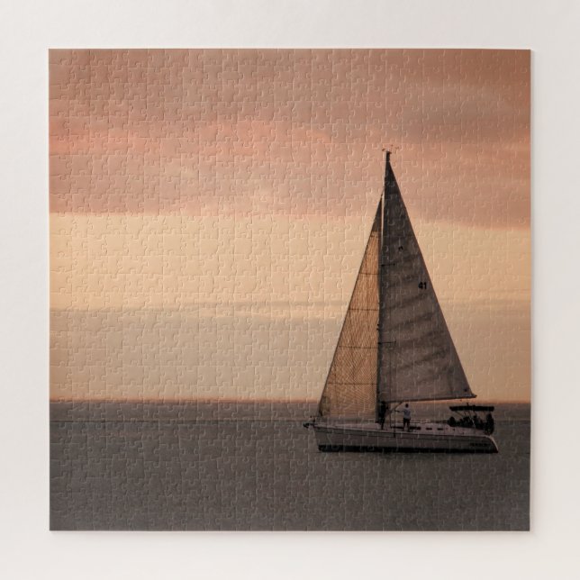 Puzzle Sunset Sailing Cruise - 20x20 - 676 pcs. (Vertical)