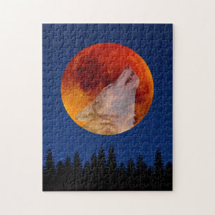 Puzzle Super Blood Wolf Moon 2019
