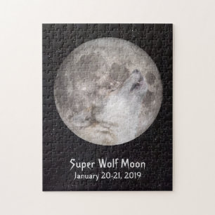 Puzzle Super Wolf Moon