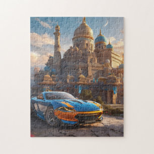 Puzzle Supercar cool beau monastère