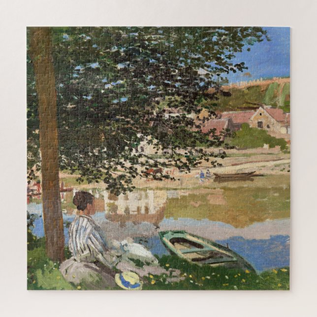 Puzzle Sur la rive de la Seine par Monet (Vertical)