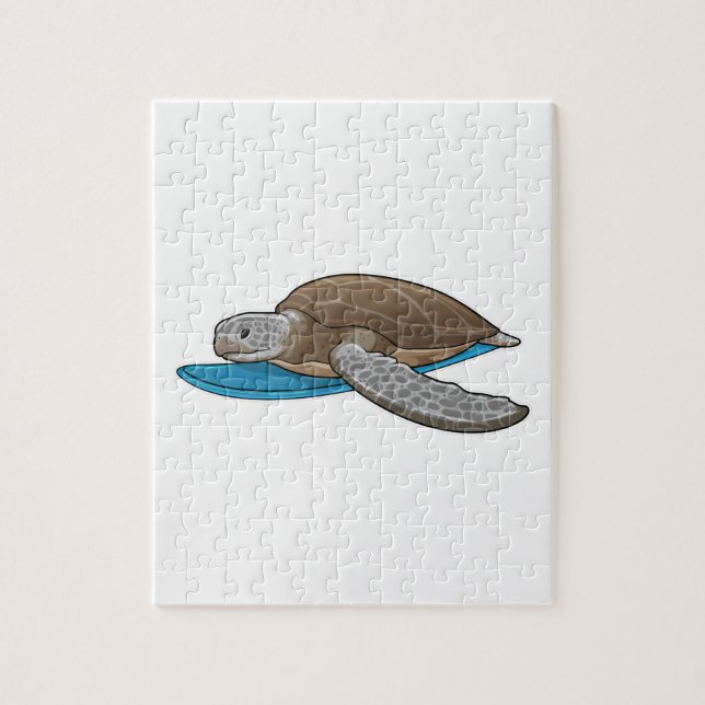 Puzzle Surfer sur tortue (Vertical)