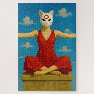Puzzle surreal Cat Goddess