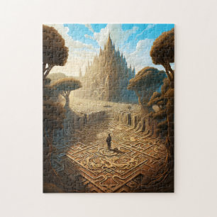 Puzzle Surreal Maze Château Paysage Imaginaire Art