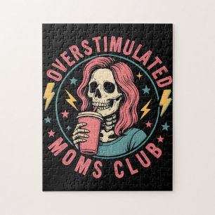 Puzzle Surstimulé Moms Club Crâne Messy Maman Vie
