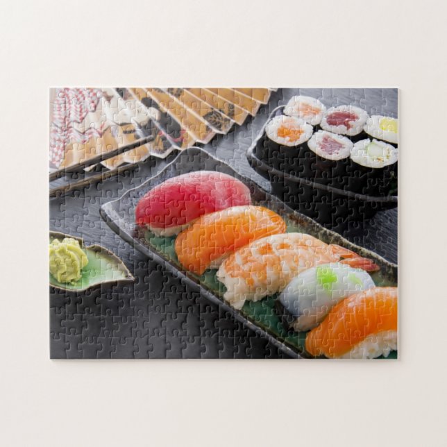 Puzzle Sushi et petits pains (Horizontal)