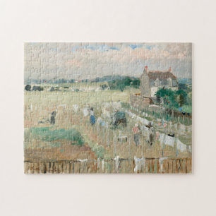 Puzzle Suspendre la blanchisserie à sec Berthe Morisot