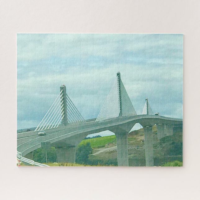 Puzzle Suspension Bridge Waterford Irlande. (Horizontal)
